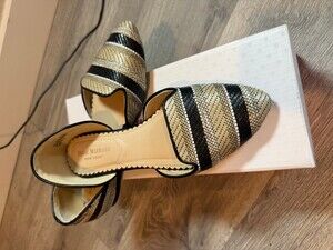 Isaac Mizrahi Women's Striped Flats Size 6.5